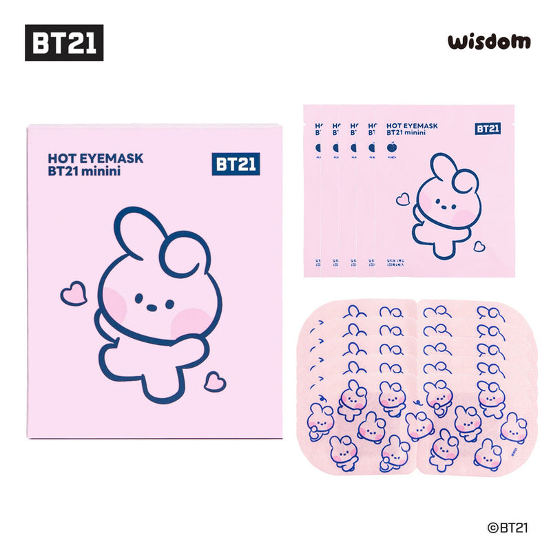 BT21 minini Hot Eye Mask Cooky
