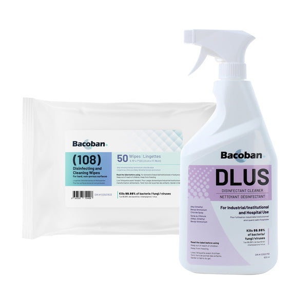 Bacoban Disinfectant Spray & Wipes