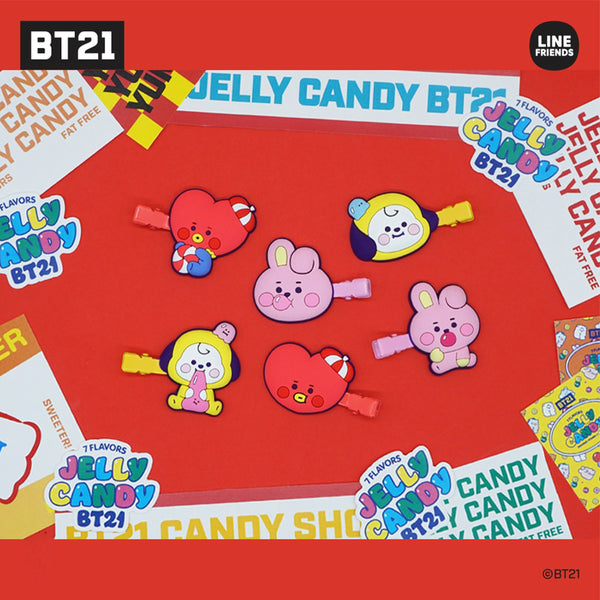 BT21 Hair Clip ver.3 JELLY