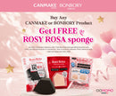 FREE Rosy Rosa Sponge when you buy any Canmake or Bonbory item