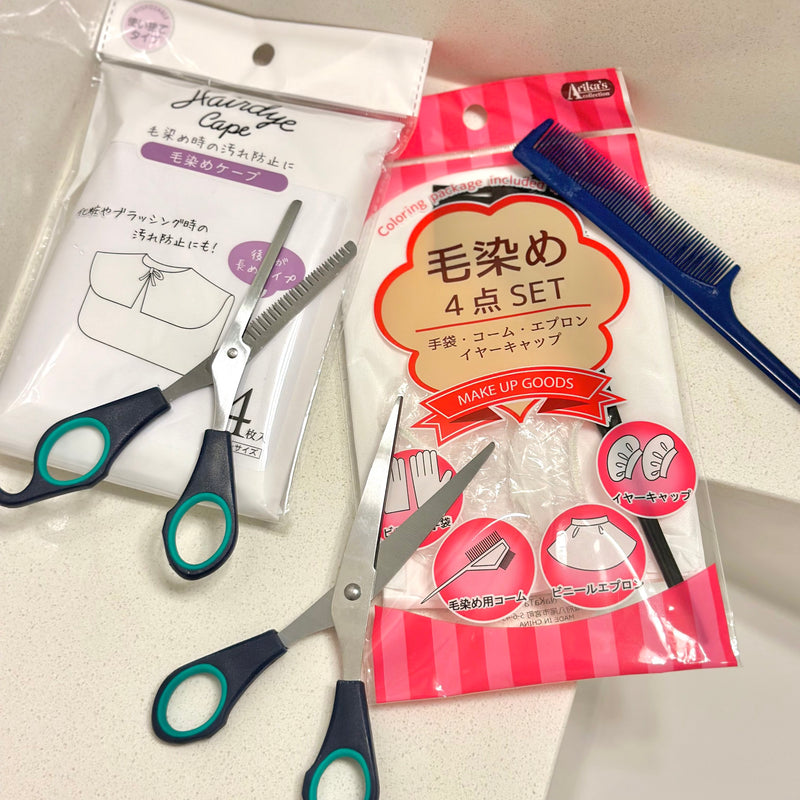 Hair Dye Tool Set (Gloves*Ears Covers*Comb*Apron)