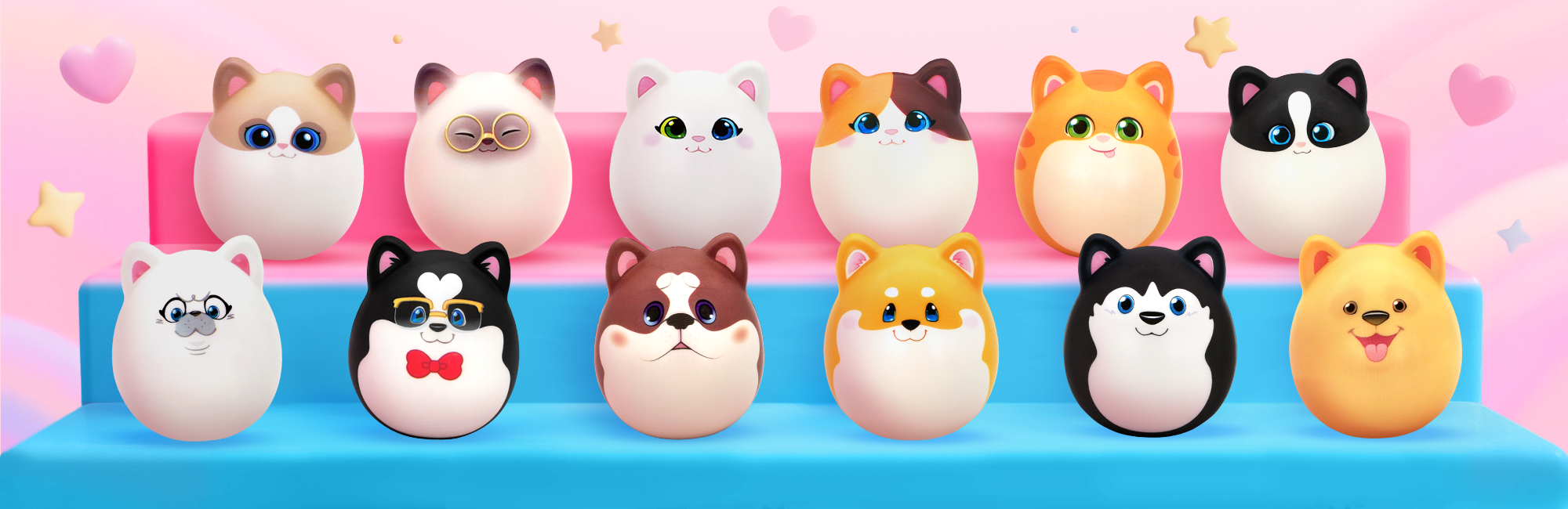 PAWSUM Squeeze Toy - Cat -  Tabby Cat (Snack Cat)
