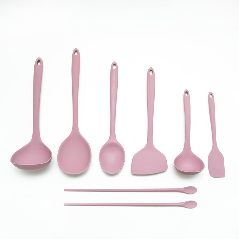 Silipot Silicone Multi-Spoon L Dark Pink