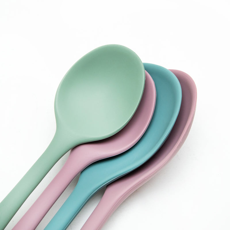 Silipot Silicone Multi-Spoon L Dark Pink