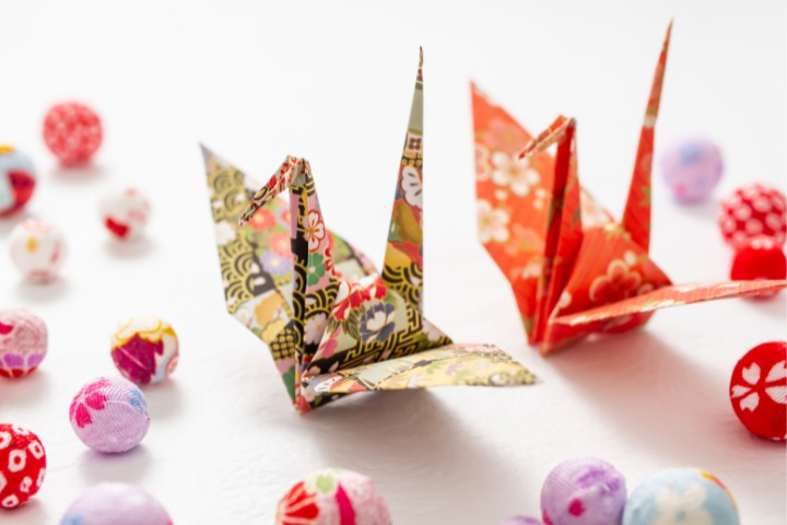 Japanese Origami Art Lucky Cranes