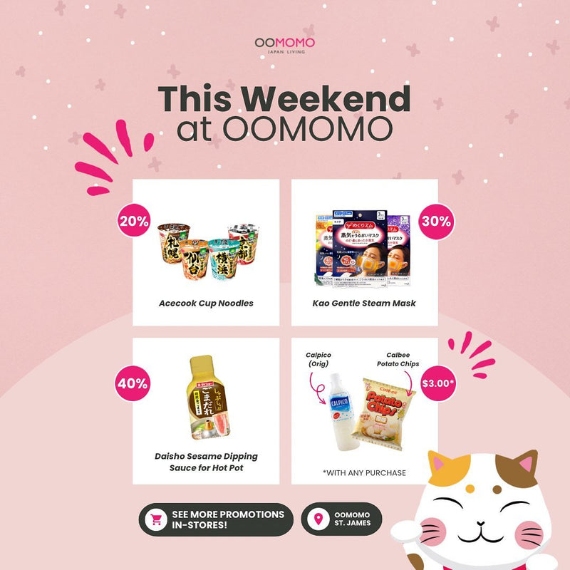 Oomomo Food Discount and Beauty Discount Event