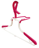 Foldable Clothes Hanger with Hoodie Bar
