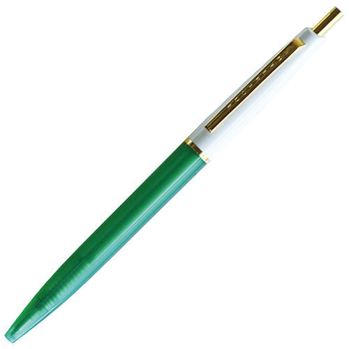 Anterique Oil-Based Ballpoint Pen 0.5mm White + Green