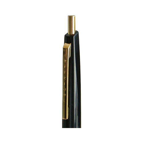 Anterique Oil-Based Ballpoint Pen 0.5mm Upper Barrel Pitch Black