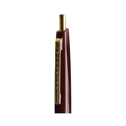 Anterique Oil-Based Ballpoint Pen 0.5mm Upper Barrel Maroon