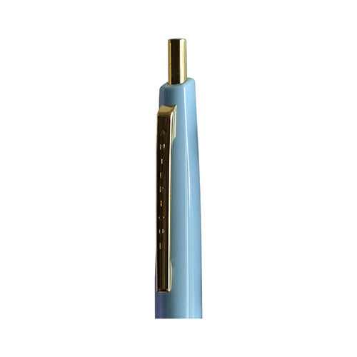 Anterique Oil-Based Ballpoint Pen 0.5mm Upper Barrel Aqua Blue