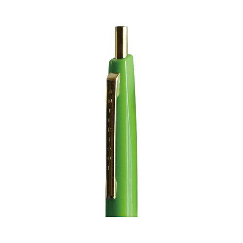 Anterique Oil-Based Ballpoint Pen 0.5mm Upper Barrel Lime green