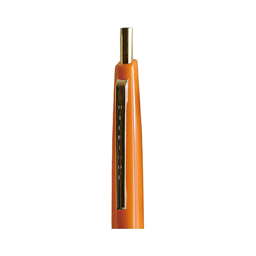Anterique Oil-Based Ballpoint Pen 0.5mm Upper Barrel Pure orange