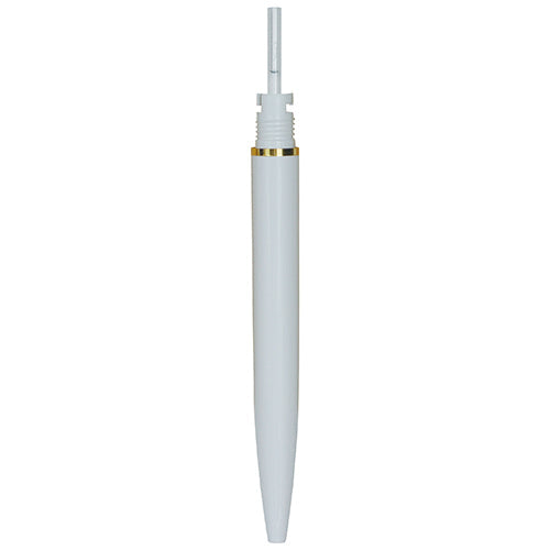 Anterique Oil-Based Ballpoint Pen 0.5mm Bottom Barrel Snow White