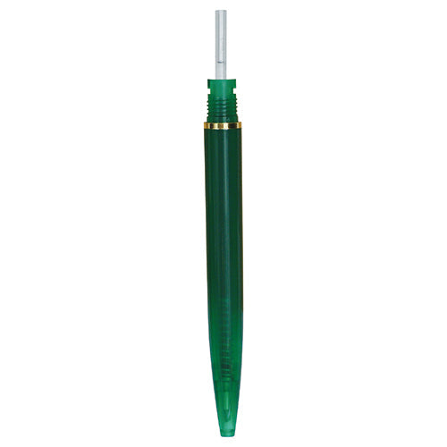 Anterique Oil-Based Ballpoint Pen 0.5mm Bottom Barrel transparent green