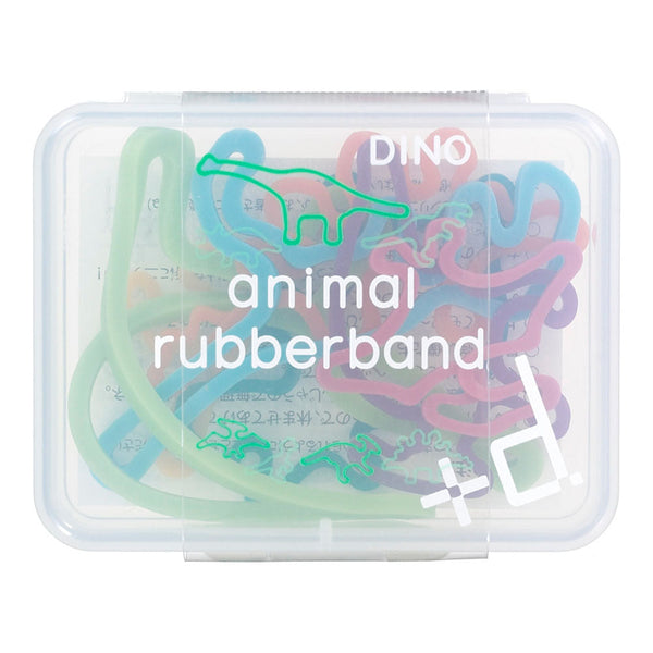H Concept Koncent +d Rubber Band Animal Rubber Band 7 Piece DINO