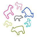 H Concept Koncent +d Rubber Band Animal Rubber Band 7 Piece FARM