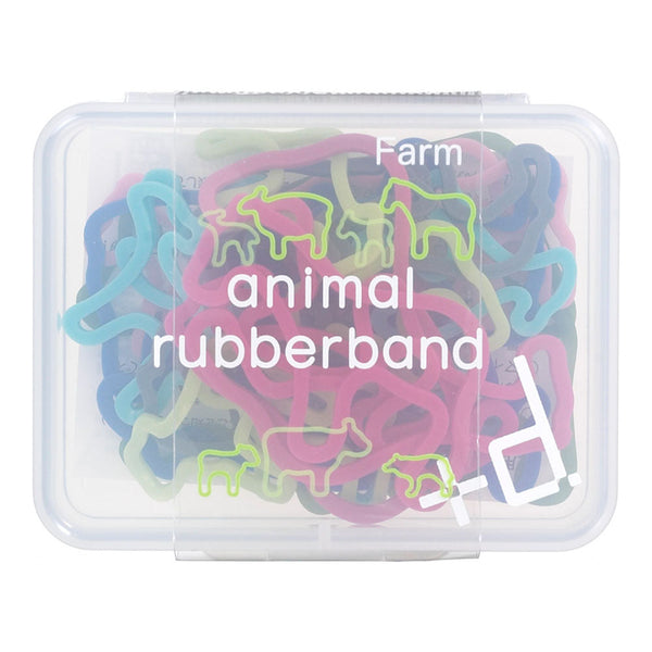 H Concept Koncent +d Rubber Band Animal Rubber Band 28 Piece FARM