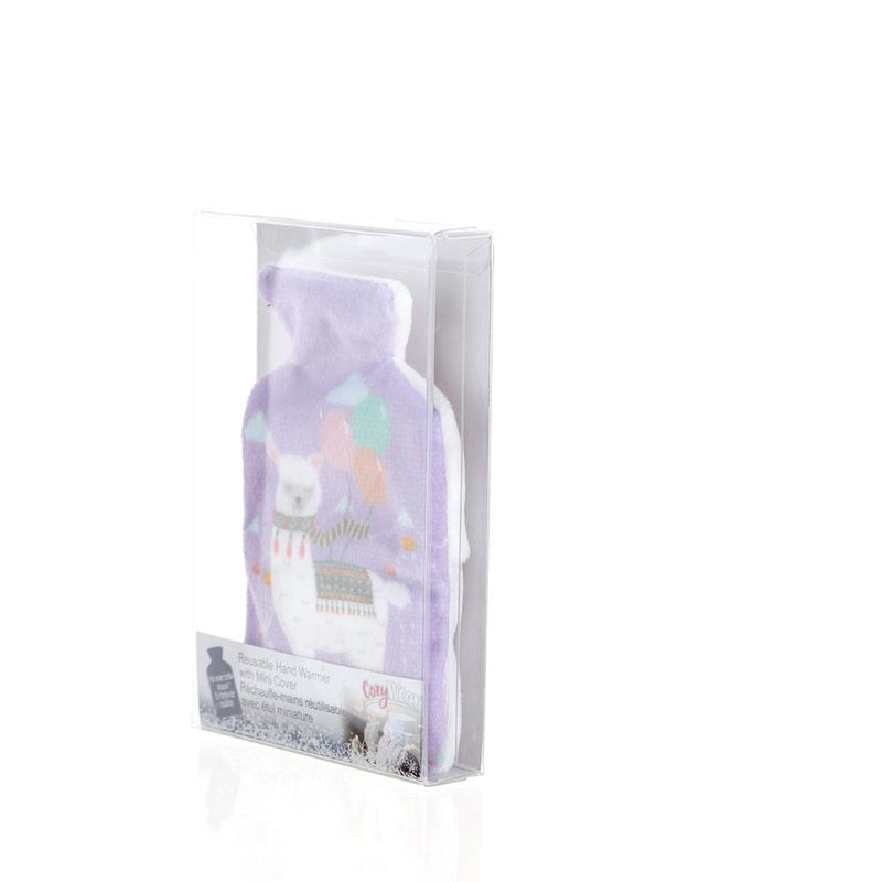Cozywear Bottle Shaped Hand Warmer with Llama Fleece Cover