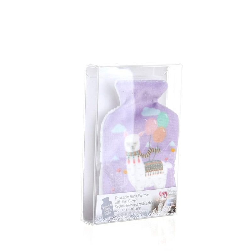 Cozywear Bottle Shaped Hand Warmer with Llama Fleece Cover