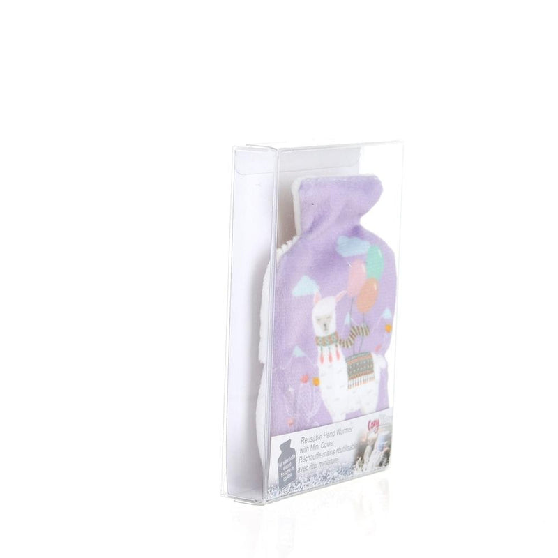 Cozywear Bottle Shaped Hand Warmer with Llama Fleece Cover