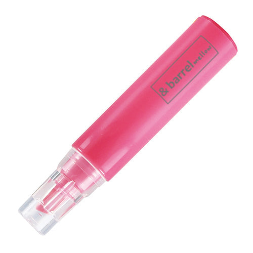 Epoch Chemical &Barrel Fluorescent Marker Highlighter Mellow Poppy Red