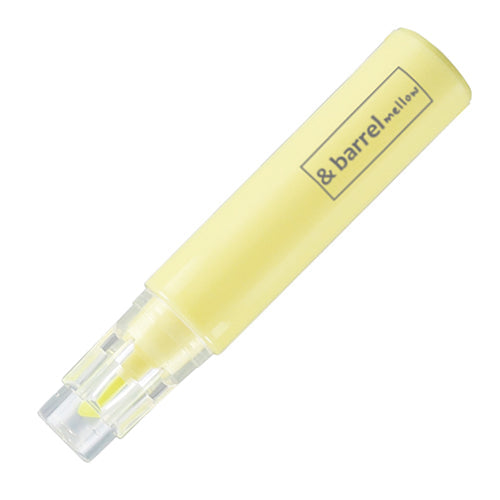 Epoch Chemical &Barrel Fluorescent Marker Highlighter Mellow Lemon Yellow