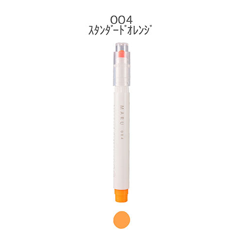 Epoch Chemical 1.0-5.0mm Maru Liner Fluorescent Marker Highlighter 004 Standard Orange