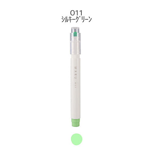 Epoch Chemical 1.0-5.0mm Maru Liner Fluorescent Marker Highlighter 011 Silky Green
