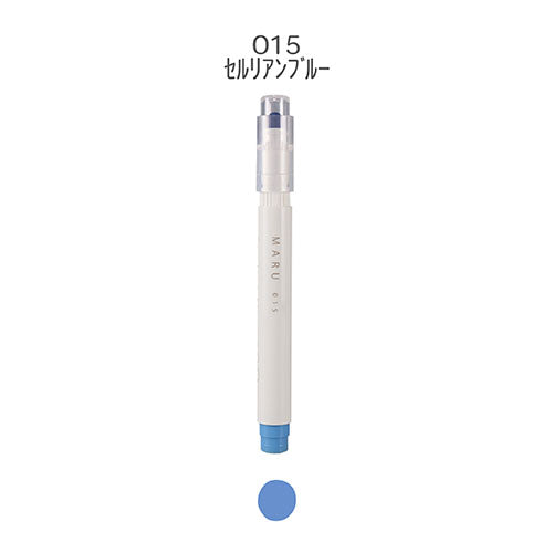 Epoch Chemical 1.0-5.0mm Maru Liner Fluorescent Marker Highlighter 015 Cerulean Blue