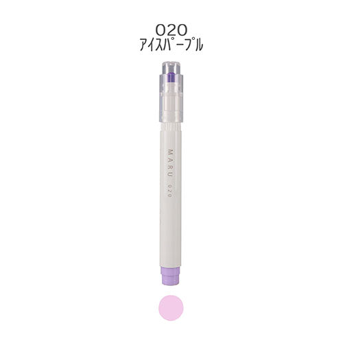 Epoch Chemical 1.0-5.0mm Maru Liner Fluorescent Marker Highlighter 020 Ice Purple
