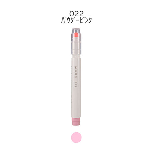 Epoch Chemical 1.0-5.0mm Maru Liner Fluorescent Marker Highlighter 022 Powder Pink
