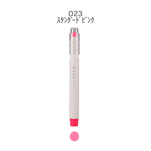 Epoch Chemical 1.0-5.0mm Maru Liner Fluorescent Marker Highlighter 023 Standard Pink