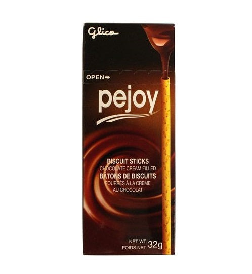 Glico Pejoy Chocolate Cream Filled Biscuit Sticks 32g