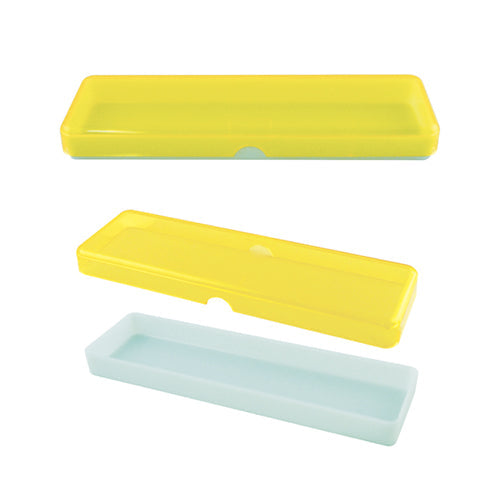 Pencil Case (2x18.8x5.7cm/El Commun/Sklo/SMCol(s): Clear,Yellow,Mint)