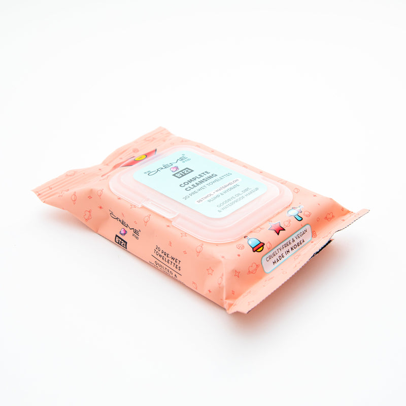 The Crème Shop BT21 Complete Cleansing Towelettes (Retinol + Watermelon)