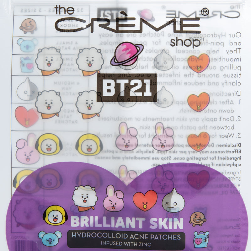 The Creme Shop BT21 Brilliant Skin Hydrocolloid Acne Patches