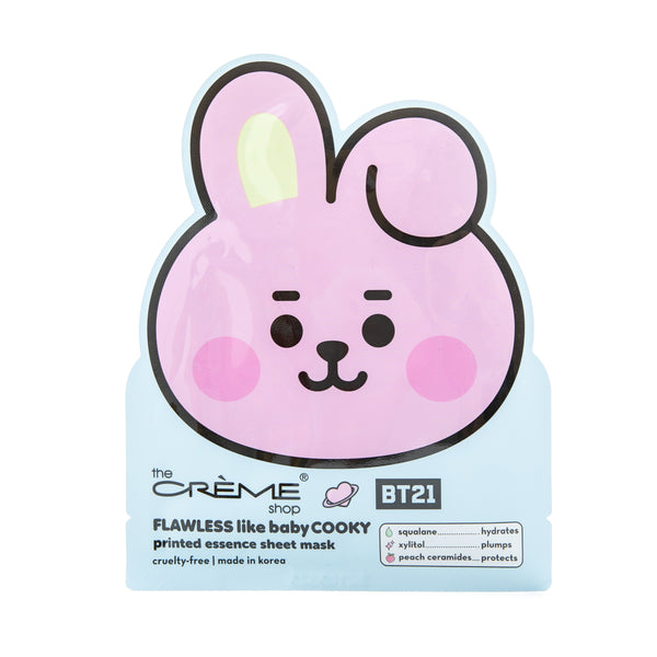 The Crème Shop BT21 FLAWLESS Like Baby COOKY Printed Essence Sheet Mask