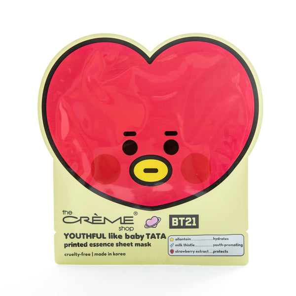 The Crème Shop BT21 YOUTHFUL Like Baby TATA Printed Essence Sheet Mask