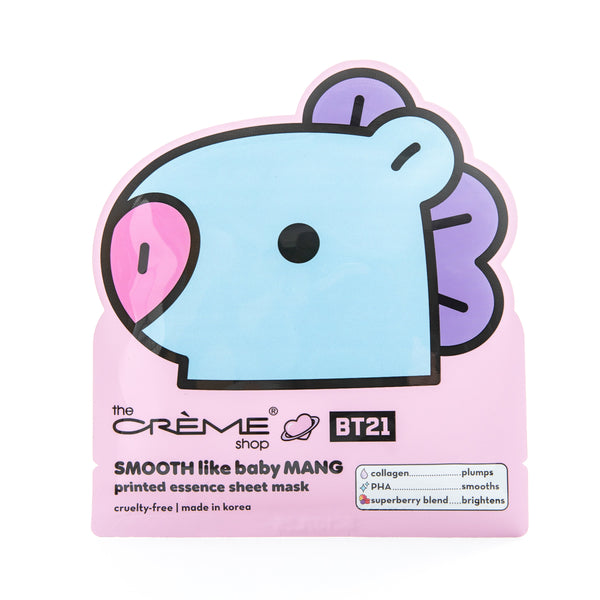 The Crème Shop BT21 SMOOTH Like Baby MANG Printed Essence Sheet Mask