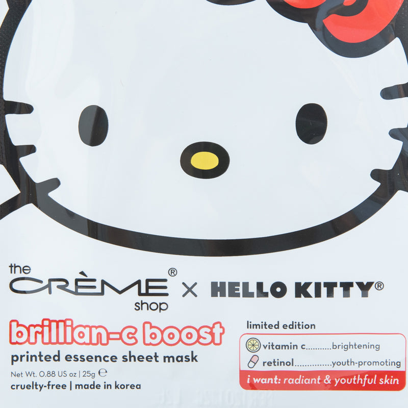 The Creme Shop Hello Kitty Brillian-c Boost Printed Essence Sheet Mask