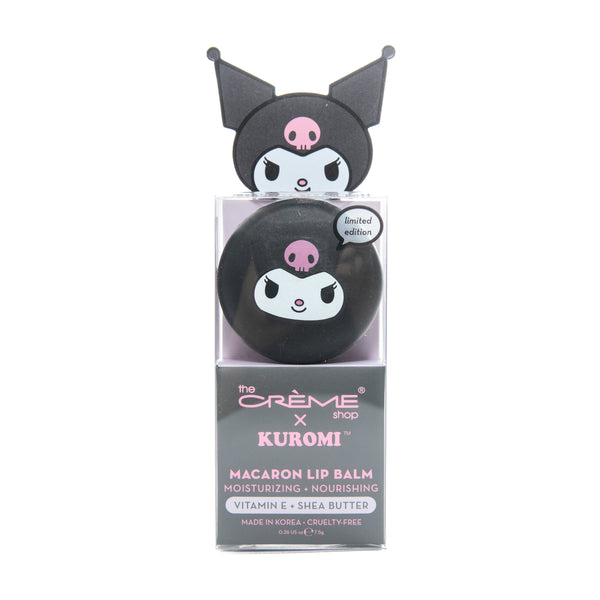 The Creme Shop Kuromi Macaron Lip Balm Raspberry Cream Puff