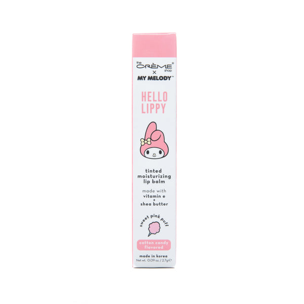 The Creme Shop My Melody Hello Lippy Tinted Moisturizing Lip Balm Cotton Candy Flavored