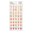 Kamio Japanese Colour Sample Stickers Secret Heart