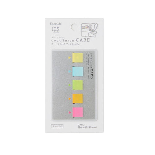 Kanmido Cocofusen Color M Sticky Notes with Refillable Card Case