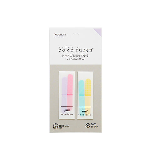 Kanmido Cocofusen Purple S Sticky Note with Case