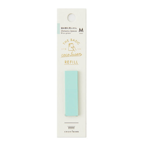 Kanmido Cocofusen Basic COLOR Blue Green M Sticky Note Refill