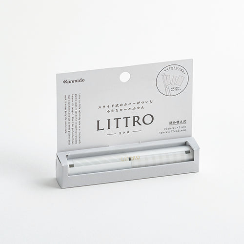 Kanmido Fusen Littro Grayish Sticky Note Roll