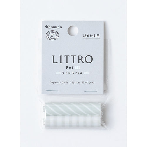 Kanmido Fusen Littro Grayish Sticky Note Refill