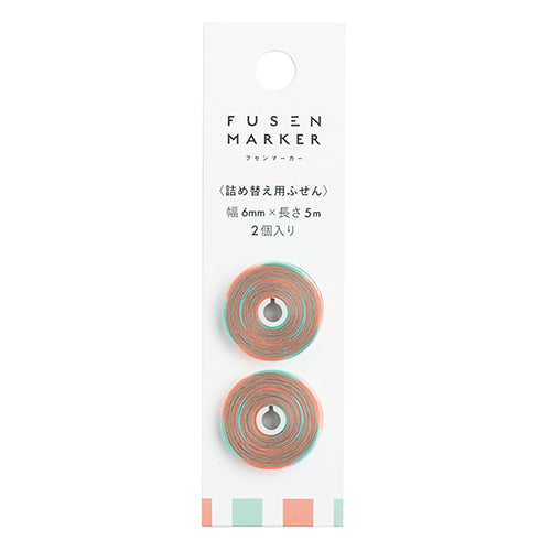 Kanmido Fusen Highlighter Tape Refill Green Squares